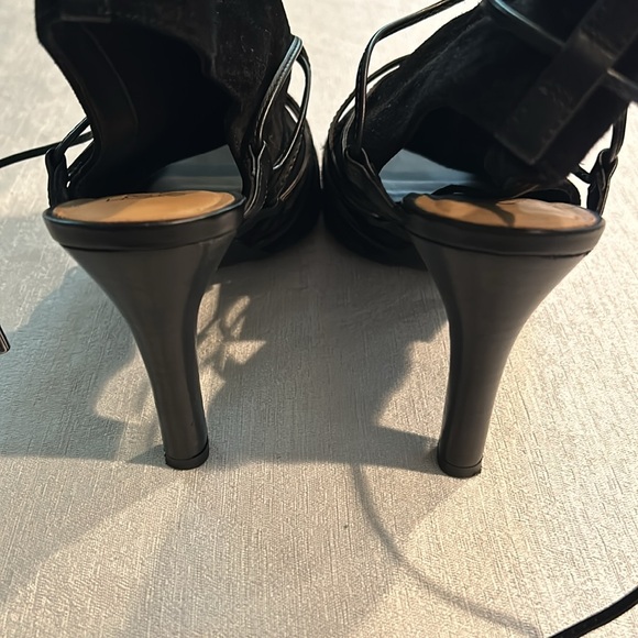 Franco Sarto Women’s ‘Quinera’ Peep Toe Sandal Bow Tied Shoes Size 7.5 - Picture 8 of 12